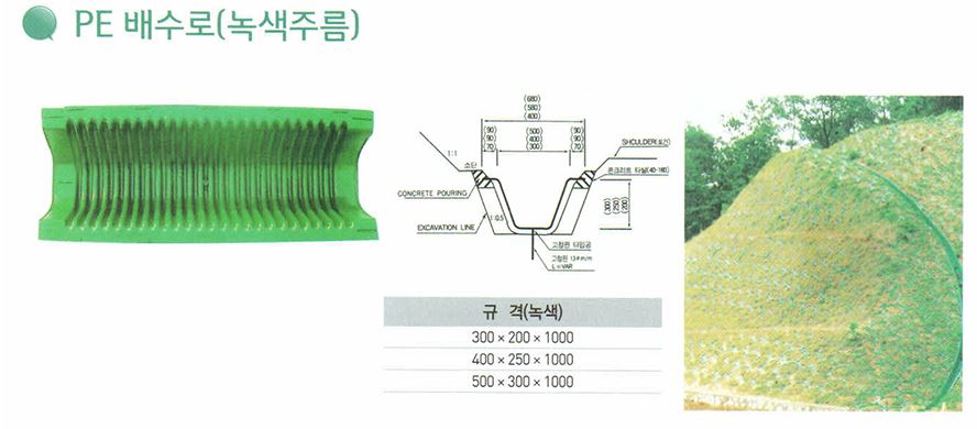 이미지 5:PE 배수로
