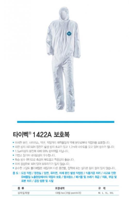 타이벡400(베리어맨) 원피스