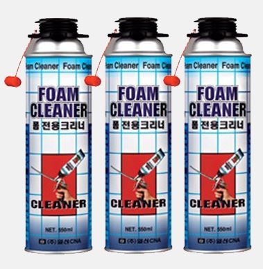 이미지 2:우레탄폼과 우레탄폼클리너(폼크리너)